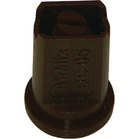 Tobera anti-deriva venturi simple chorro plano AMOC 80掳 05 marr贸n pl谩stico Agrotop AGROTOP AMOC8005
