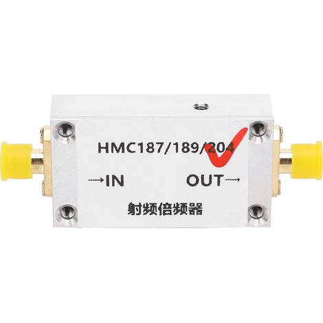 Multiplicateur de fréquence doubleur en alliage d'aluminium, entrée 4 à 8 GHz, sortie 8 à 16 GHz
