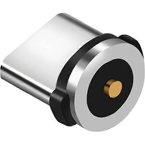 1 Stück runder magnetischer Kabelstecker, 8-polig, Typ-C-Stecker, Schnellladefunktion (1/5)