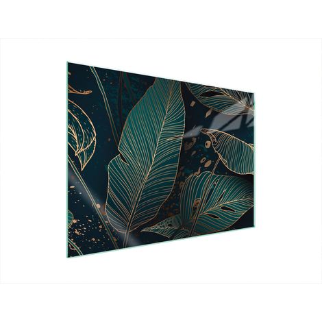 GLASSCHUTZPLATTE FÜR HERD 70x52 BLÄTTER (1/5)