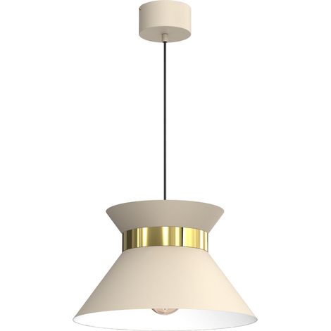 Suspension beige or brillant Norge E27 15W Luminex