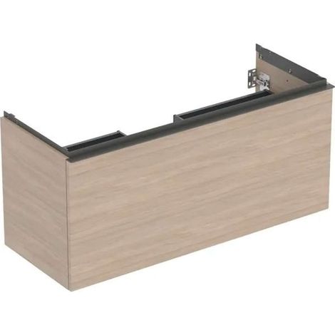Geberit Waschtischunterschrank Acanto 1 La., 1 I-Lade, Br. 119cm, Ei / la. ma (1/2)