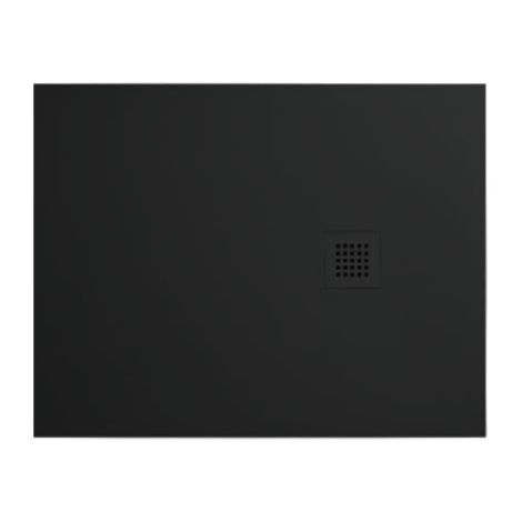 Piatto doccia 80x90 h.3 in ceramica nero opaco Ceramic.30 di (1/4)