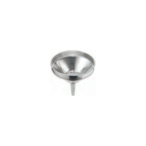 Imbuto gambo rigido in acciaio inox Ø 24mm con filtro in ottone R350268