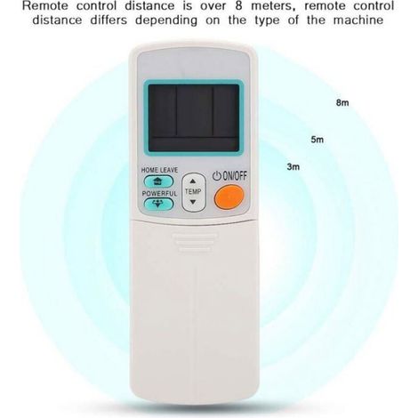 Télécommande Universelle Daikin, Remplacement ARC433A1/ARC433B70, Climatiseur Maison Bureau (1/4)