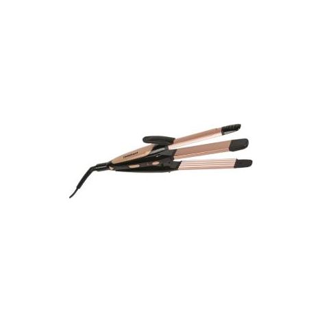 DIGIQUEST Piastra in Ceramica 3 in 1: liscio, frisè e ondulato STILY 3in1, Multifunzione, Riscaldamento Rapido, Pulsante on/off, Maniglia Bloccabile, Spegnimento automatico (1/5)