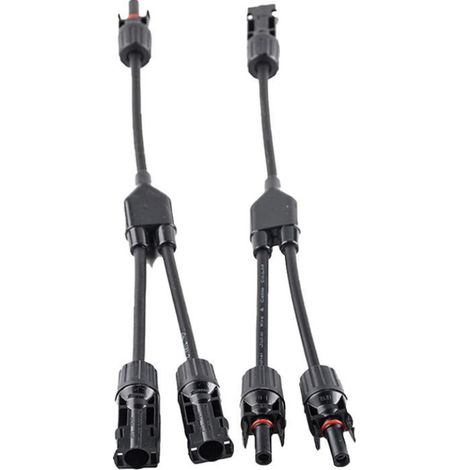 Fothermo Solaranschluss Solarkabel Parallelstecker Solarmodul 2 3 4 fach Solar 2-fach (1/3)