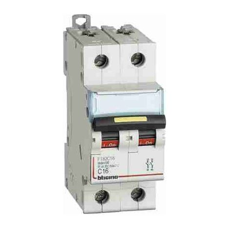 BTIFT82D16 Interruttore magnetotermico modulare BTDIN160 2P curva D - In= 16A