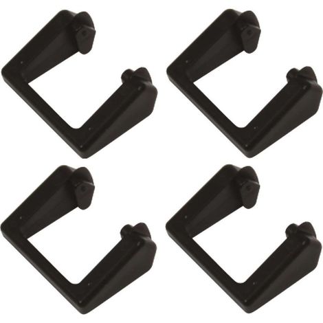 limitatori di apertura ad angolo massimo di 120° per cerniere Tiomos in plastica Delrin nera per cucina, bagno, porta, armadio, credenza (1/2)