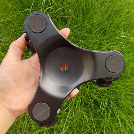Chariot de déménagement triangulaire à 360° avec poulie mobile en fer, outil de transport de meubles et canapés, outil de manutention robuste pour objets lourds