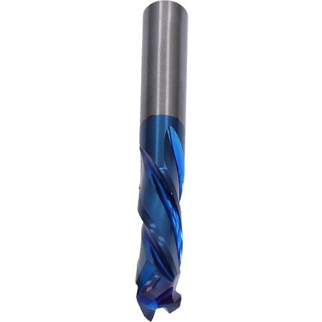 Fraise à rainurer en carbure de tungstène 3 dents pour usinage CNC, 8x8x35x85 mm