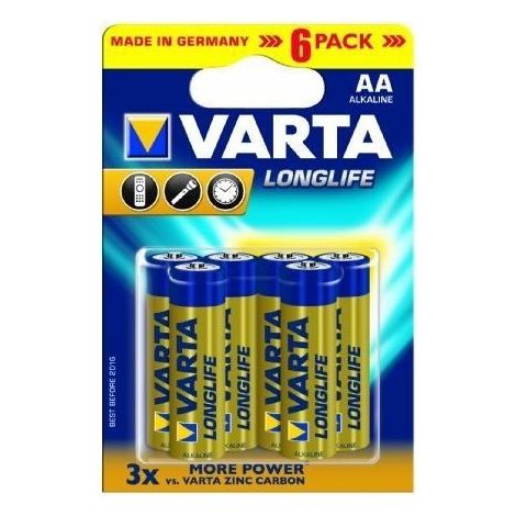 VARTA - 4106101436 - LONGLIFE ALKALINE BATTERIEN A…