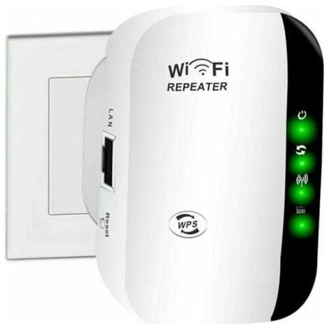 Amplificateur WiFi, amplificateur Internet sans fil domestique 2,4 G, répéteur de portée Wi-Fi super amélioré 300 Mbps (1/4)