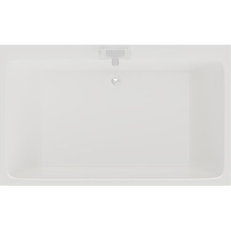 Verna 1800mm x 1100mm Straight Double Ended Bath