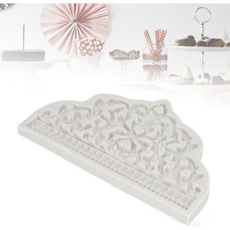 Moule en silicone grande couronne de perles pour chocolat et fudge, outil de décoration pour gâteaux et pâtisseries maison. (1/5)