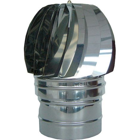 Sombrerete tubo estufa extractor 250mm ac galvanizado exojo (1/3)