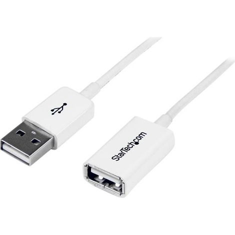 USB-Kabel Startech USBEXTPAA1MW Weiß