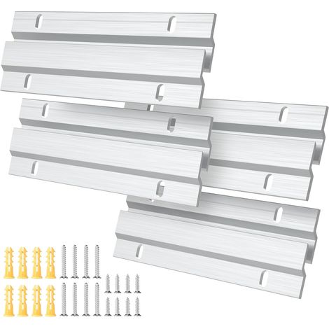 4 Paire Barre de Fixation en Z pour Miroir Lourd 15cm avec Vis (1/5)