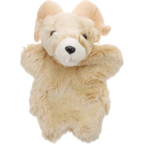 Marionnette à main chèvre en peluche - Jouet adorable pour raconter des histoires (1/5)