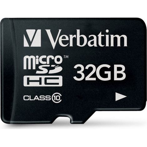 VERBATIM Memoria Micro SDHC 32 Gb - Classe 10