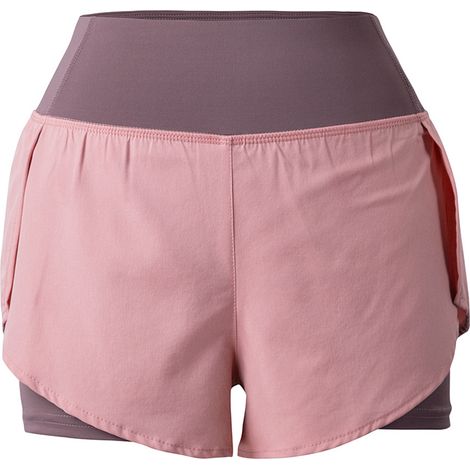Short de course 2 en 1 pour femme avec poche, large ceinture, couche de couverture, doublure, pour se prélasser, yoga, fitness, entraînement, athlétique, gym, maison, vêtements de sport (1/5)