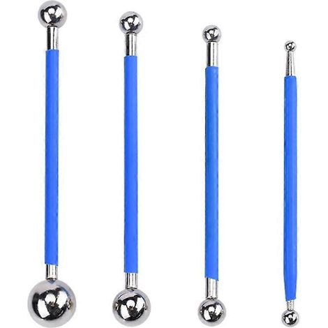 Kit de calfeutrage pour joints de carrelage (4 pièces) : outil de finition presse double acier joint à rotule réparation joints de sol (1/5)