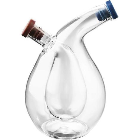 2-in-1-Ölspender für die Küche: Ölspender, Essigflasche, hochwertige Ölausgießflasche und Gewürzspender. (1/5)