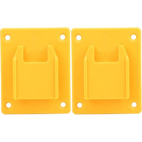 2pcs M18 Power Tool Machine Milwaukee, Support de Perceuse Support Support de Perceuse électrique pour Perceuse électrique Accessoire Matériel Pièces (Jaune) (1/5)