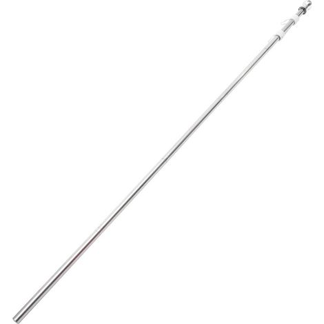 1ensemble Poteau De Drapeau Acier Inoxydable Rotatif Sections pour Jardin Résistant Aux Intempéries Et Facile à Installer pour Drapeaux Extérieurs Et Décorations De Fête (1/5)