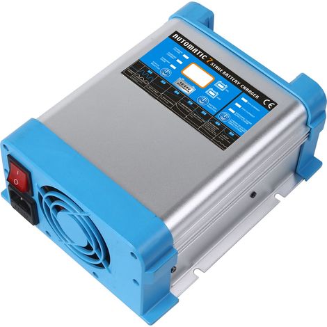 Chargeur de batterie Au plomb, AGM Lithium-Ion RS PRO EBC12/24-60, recharge 2 piles , 24V, avec prise UK ( Prix pour 1 )