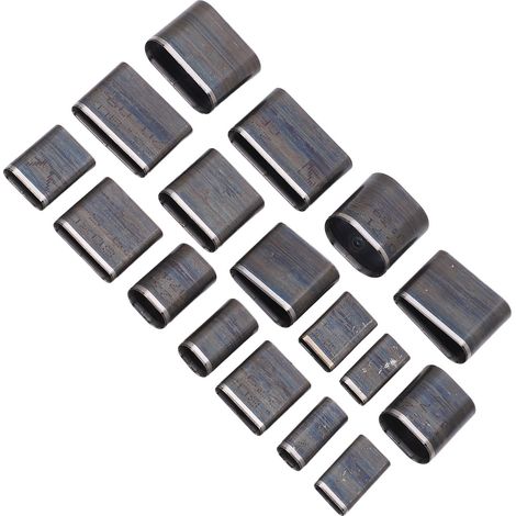 Ensemble de 17 perforatrices ovales pour cuir, ensemble de découpe de formes, perforatrice creuse durable à 1 trou (1/5)