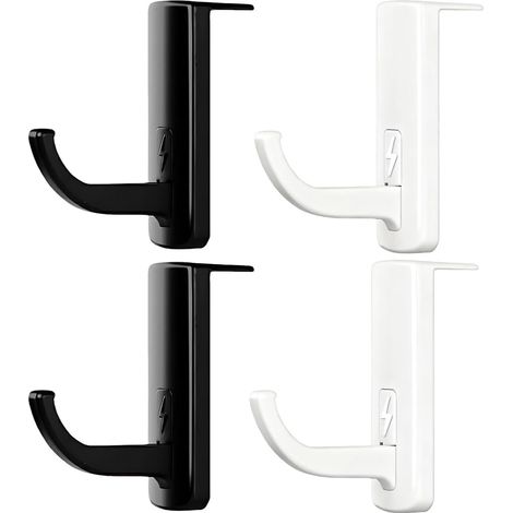 Support Casque 4 Pièces En Plastique, Dimensions 2.5Cm X 8Cm