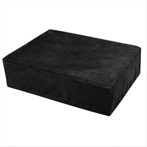Schwarze Schutzhülle aus kurzem Plüschstoff für den Plattenspieler AT-LP120XUSB (1/5)