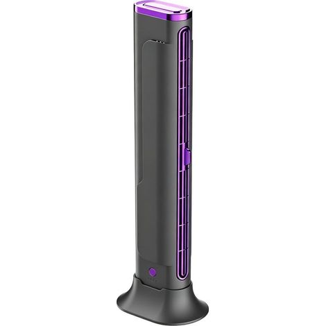Ventilateur De Refroidissement Portable – Tour Compacte Alimentée Par USB, Refroidisseur D'air Personnel Sans Lame Rechargeable, Appareil Debout Silencieux, Circulation De Bureau Dortoir Cuisine (1/5)