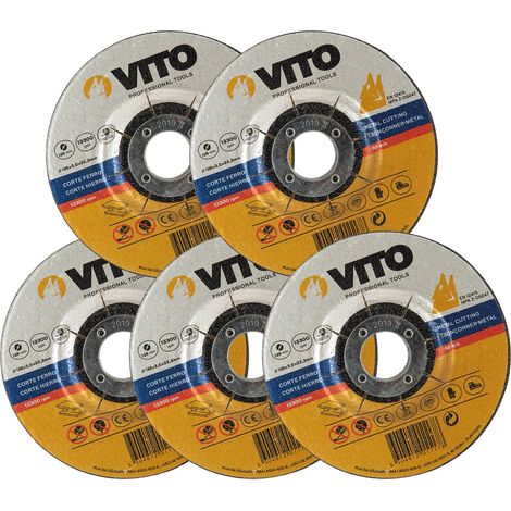 Disque à tronçonner 125 x 3 mm pour meuleuses Alésage 22,5 VITO (1/2)