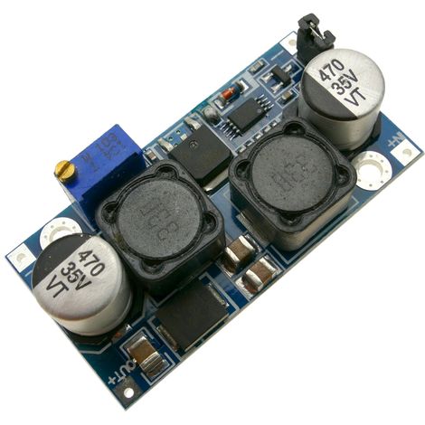 BeMatik - Fuente de alimentación DC-DC de 3-15V a 0.5-30V de 25W para placa solar DW-0388