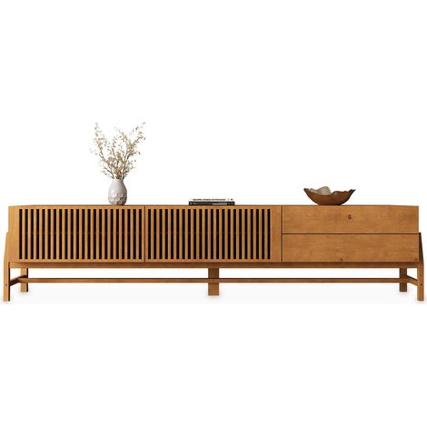 Meuble TV 220 cm ADAMO Chêne (1/5)