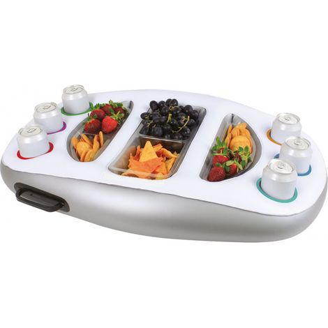 Life Deluxe Floating Spa Bar aufblasbare Minibar Whirlpool Bar Tisch Ablage
