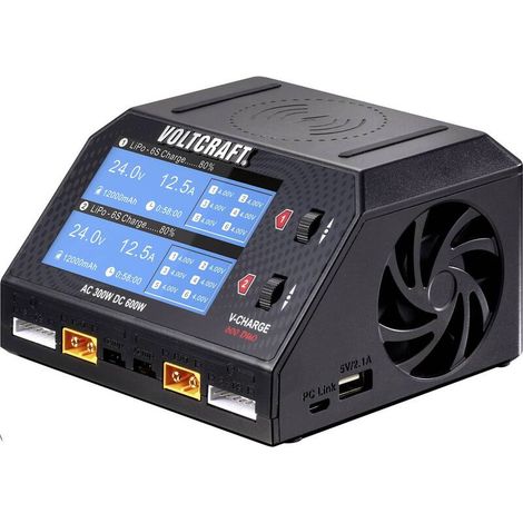 [NEUWERTIG] B-Ware VOLTCRAFT V-Charge 600 DUO Modellbau-Ladegerät 16A LiPo LiHV LiIon LiFePO NiCd (1/2)