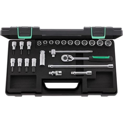 STAHLWILLE  - Set di chiavi a bussola con attacco quadro da 3/8