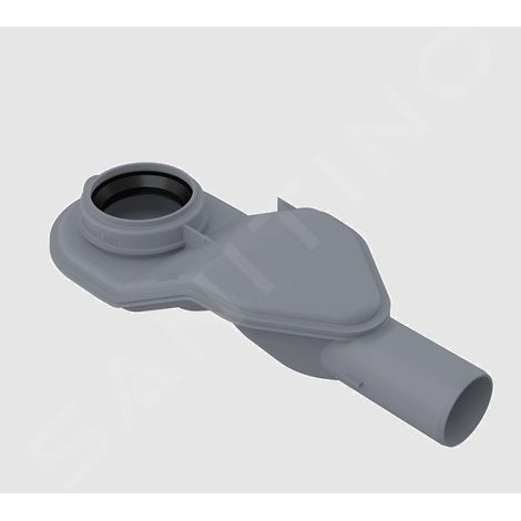 Alca - Siphon pour gouttière APZ2012, APZ2022, extra bas, DN40 P142 (1/2)