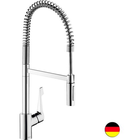 Grifo de cocina semiprofesional XXL HANSGROHE Cento 2 chorros cromado (1/4)