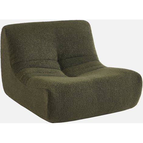 Poltroncina per bambini in bouclé testurizzato 1 posto