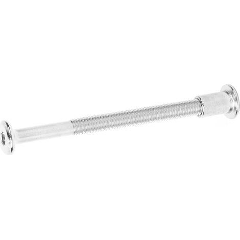 10 Paar Innensechskant-Schraubenmuttern-Set 12 mm, vernickelter Kohlenstoffstahl, M6 x 80 (1/5)