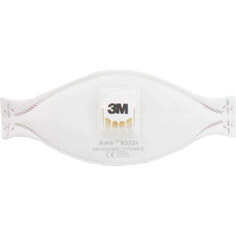 3M 9332 maschera pieghevole FFP3 polveri con valvola