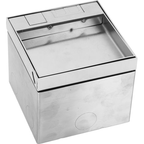 Versenkte 3-Loch-Bodensteckdose, wasserdichtes Gehäuse für Büro, Theke, Konferenzraum, AC250V, Netzteil (1/5)