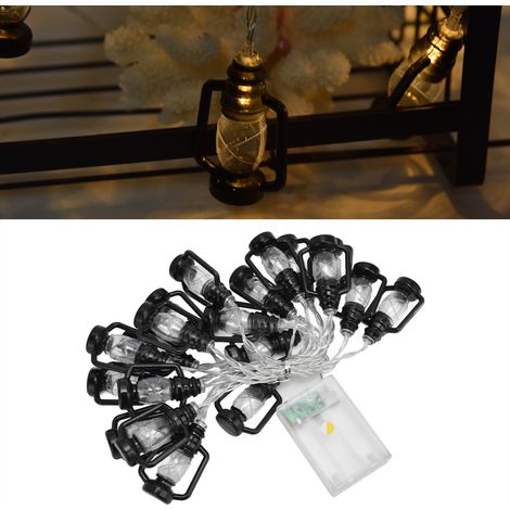 Les guirlandes lumineuses rétro à pétrole à 20 LED conviennent à une utilisation intérieure et extérieure, notamment pour les fêtes, les rassemblements et les célébrations dans le jardin. (1/5)