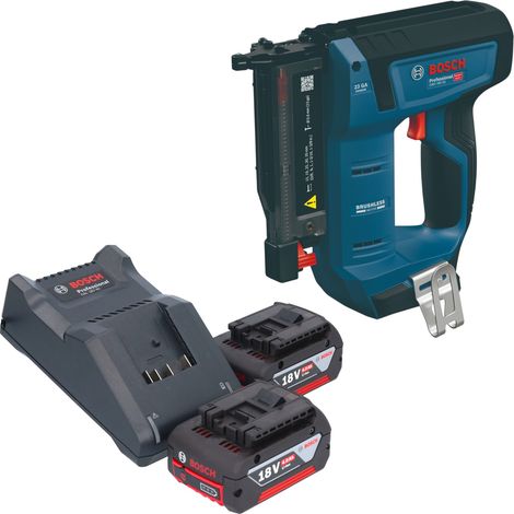 Chiodatrice a batteria Bosch GNH 18V-35 18 V 0,6 x 15 - 35 mm Brushless + 2 batterie da 4,0 Ah + caricabatterie (1/5)