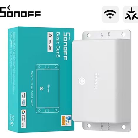 Sonoff Basic Gen5 Interruttore Smart WiFi e Matter