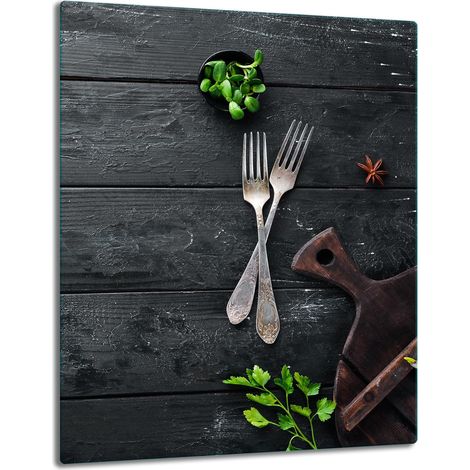 Tischplatte aus Glasplatte 40x52 Schwarz (1/5)